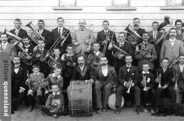 Longreach United Friendly Societies' Brass Band in Barcaldine 1902Picture