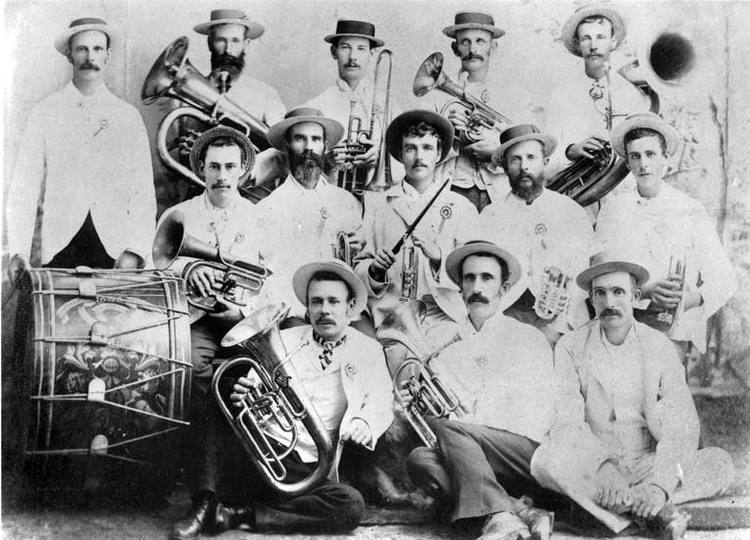 Longreach United Friendly Societies' Brass Band 1896